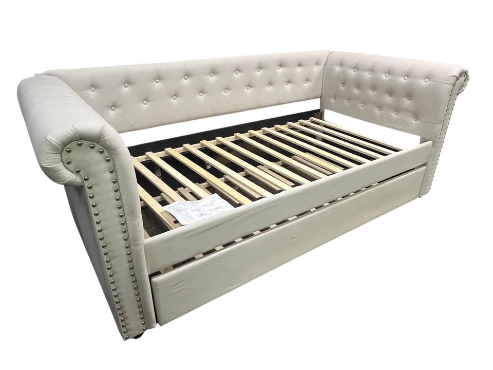 Oakmont Tufted Twin Daybed with Trundle - Image 2