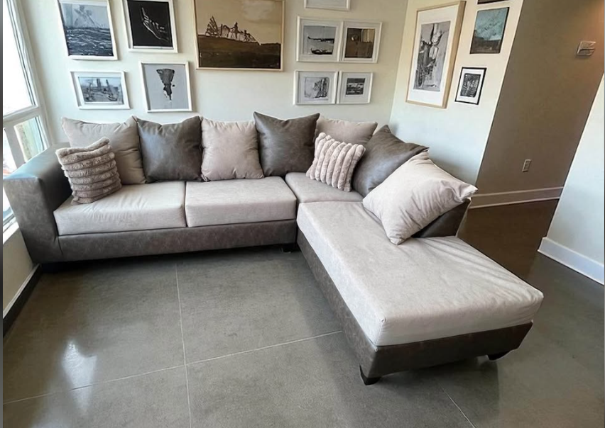 Sectional 110 Latte - Image 4